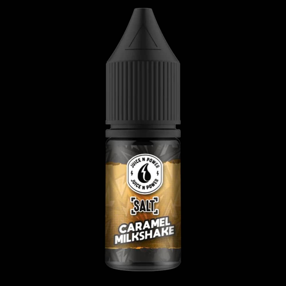 Juice N Power Nic Salts 10ml Box of 10 Caramel Milkshake 20mg