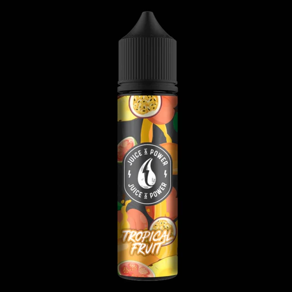 Juice N Power 50ml Shortfill E-liquid Tropical Fruits