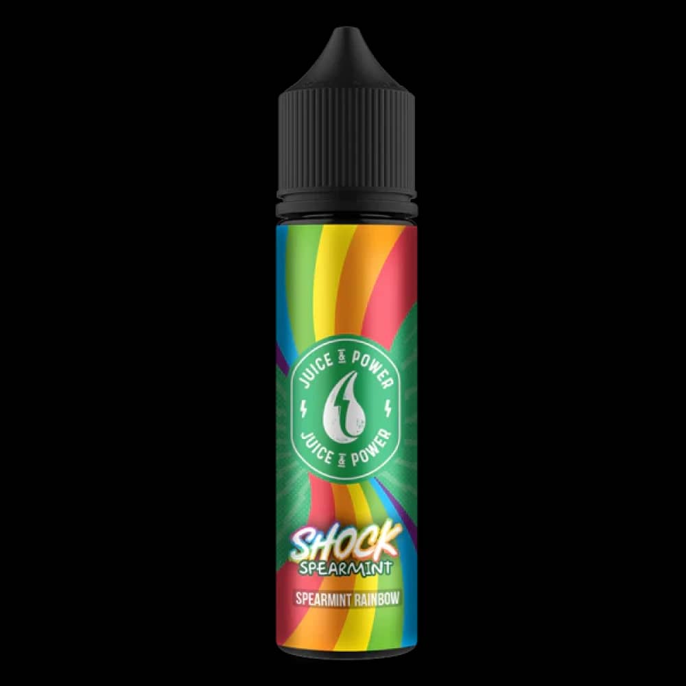 Shock 50ml Shortfill E-liquid Spearmint Rainbow