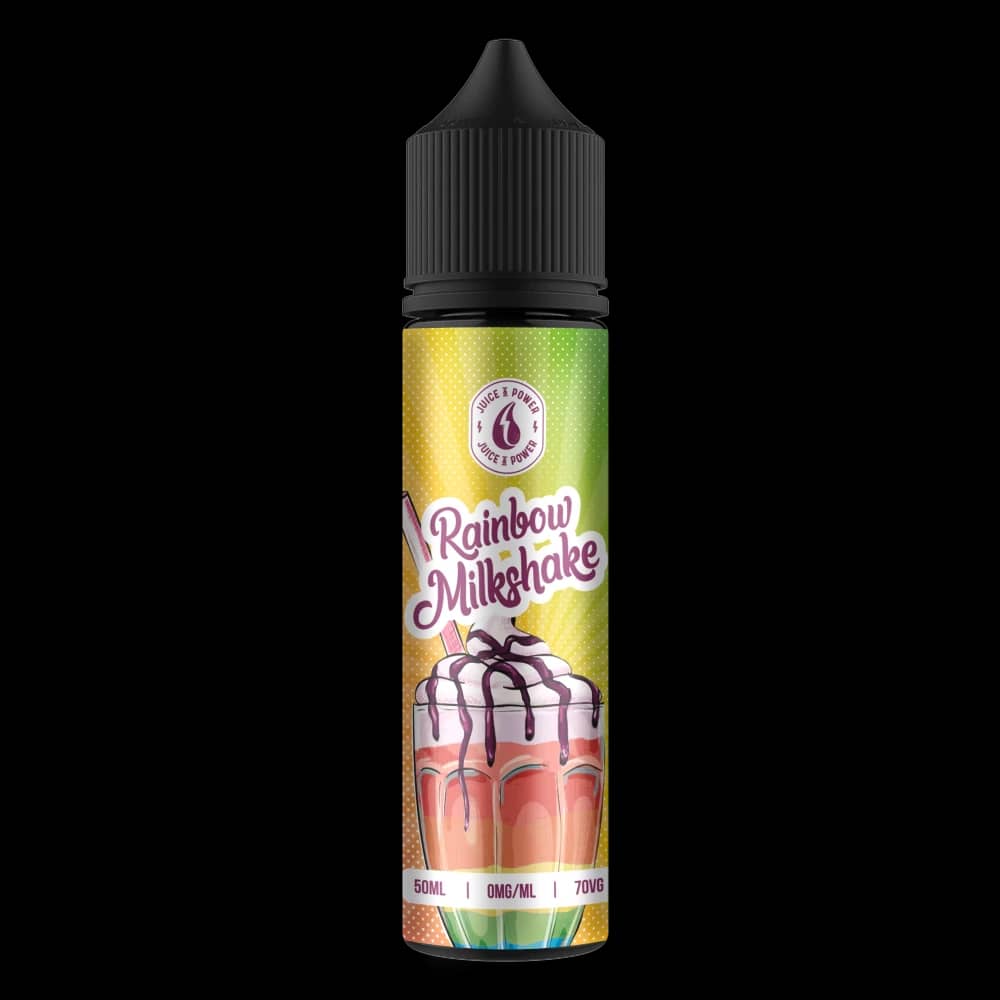 Juice N Power Milkshake 50ml Shortfill E-liquid Rainbow Milkshake
