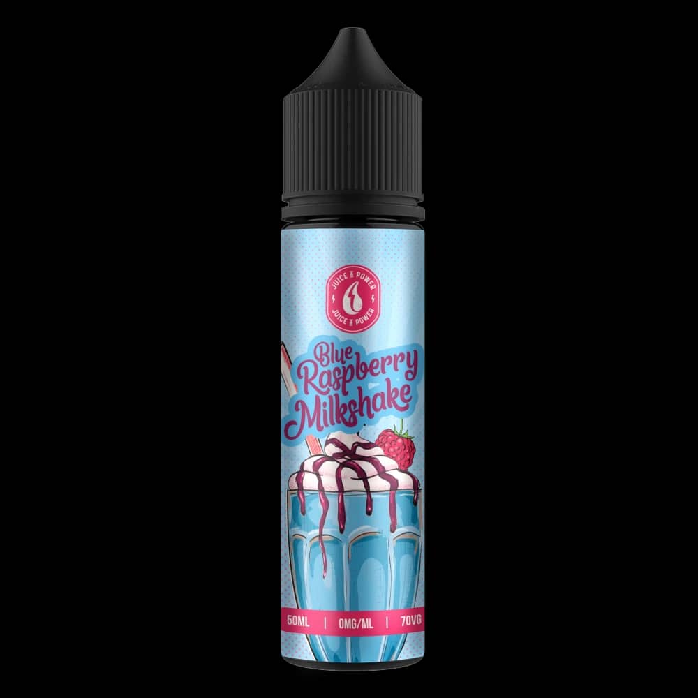 Juice N Power Milkshake 50ml Shortfill E-liquid Raspberry Milkshake