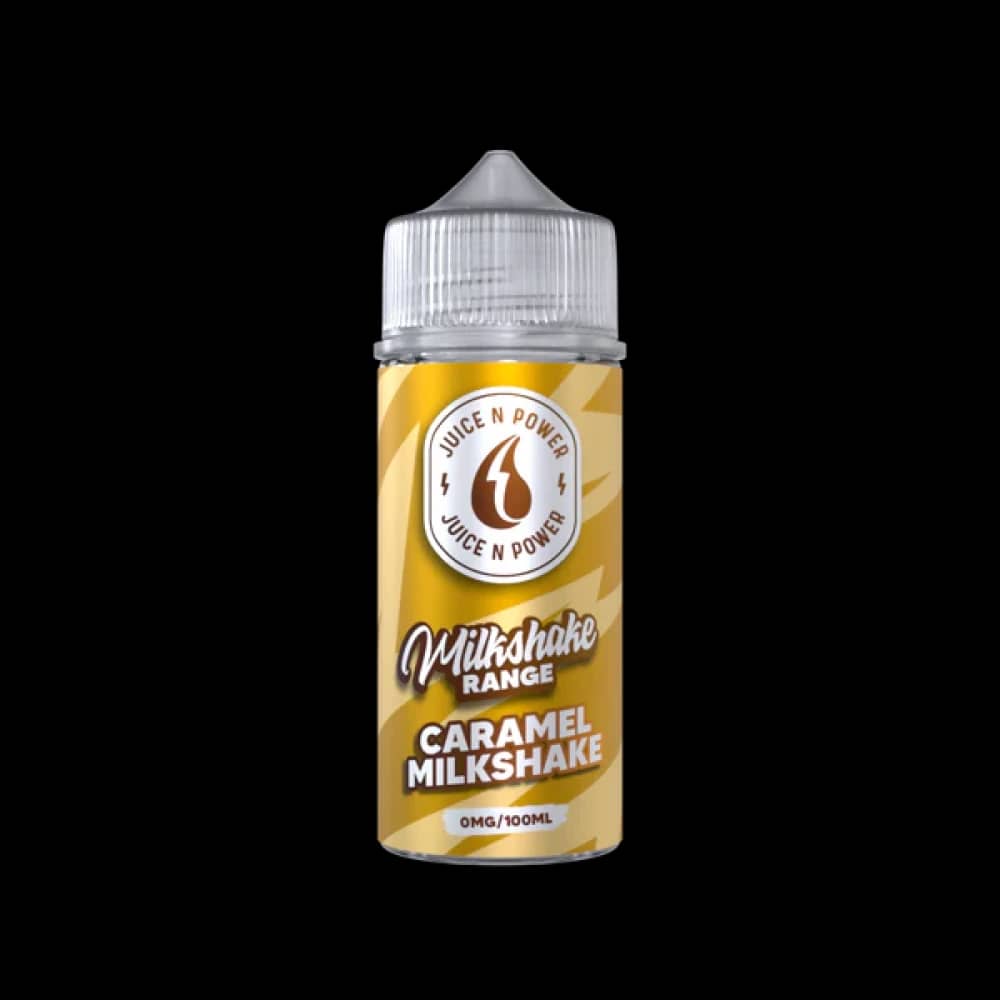 Juice N Power 100ml Shortfill E-liquid Caramel Milkshake (Milkshake Range)
