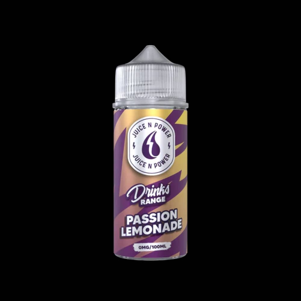 Juice N Power 100ml Shortfill E-liquid Passion Lemonade (Drinks Range)