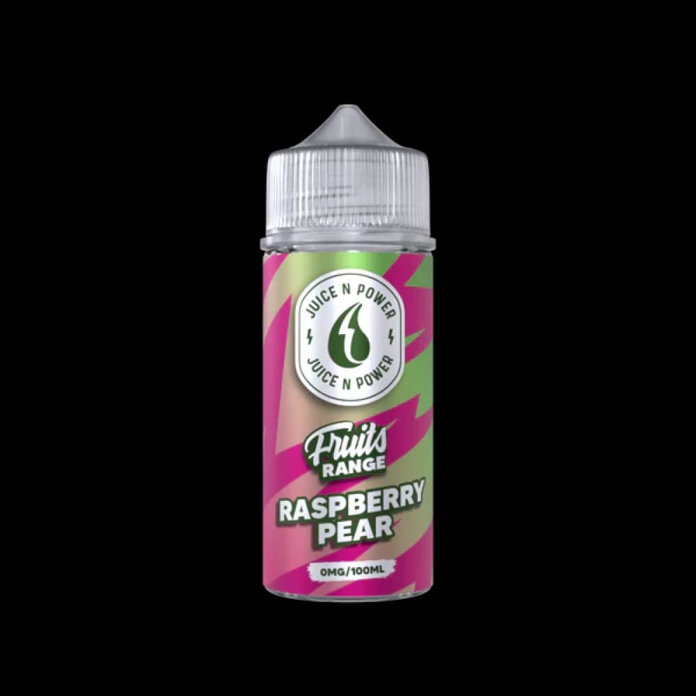Juice N Power 100ml Shortfill E-liquid Raspberry Pear (Fruits Range)