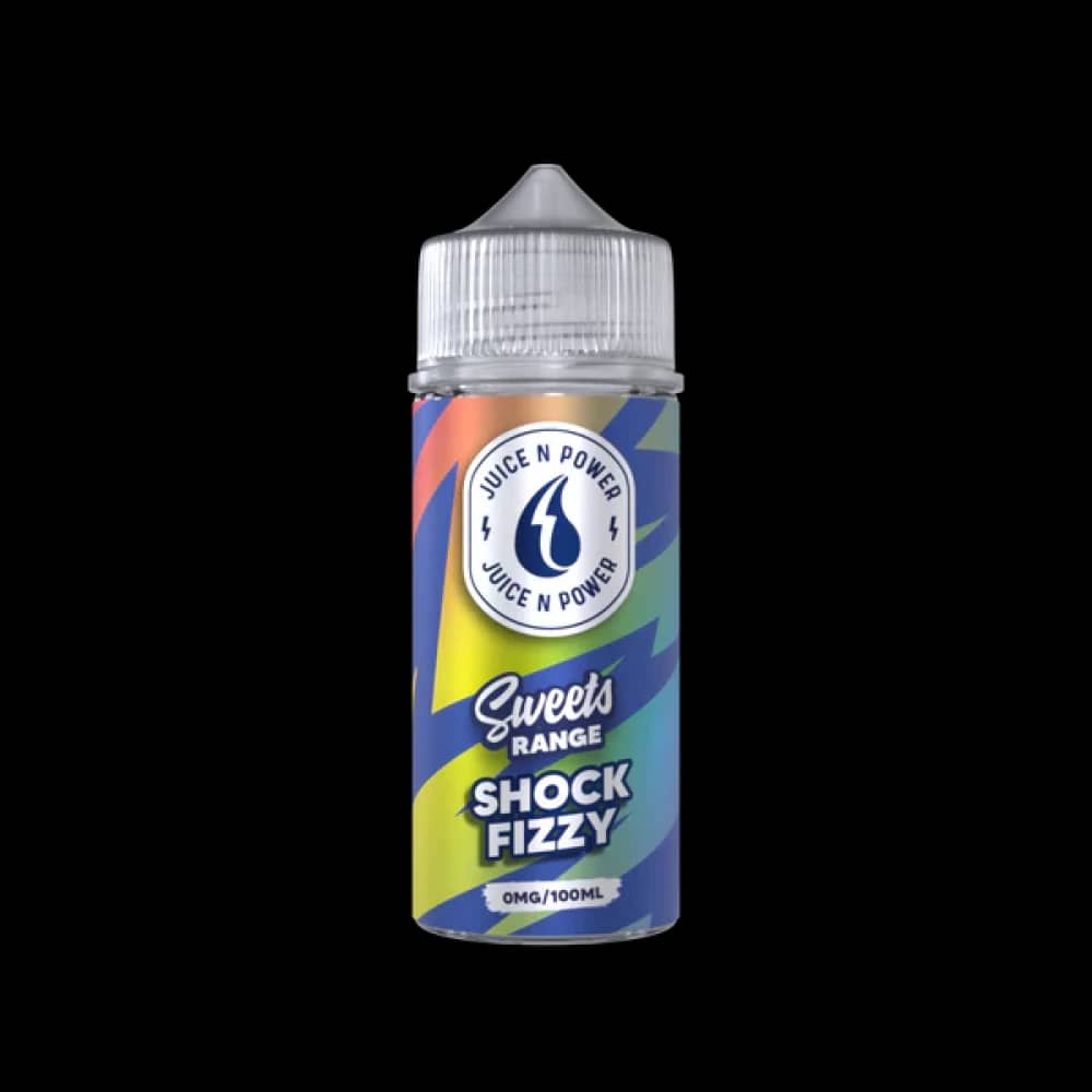 Juice N Power 100ml Shortfill E-liquid Shock Fizzy (Sweets Range)