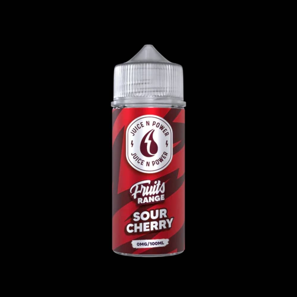 Juice N Power 100ml Shortfill E-liquid Sour Cherry (Fruits Range)