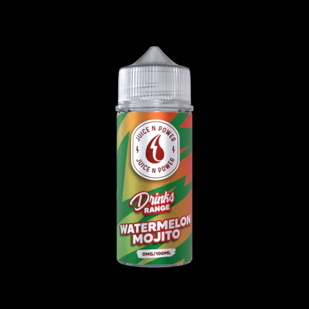 Juice N Power 100ml Shortfill E-liquid Watermelon Mojito (Drinks Range)
