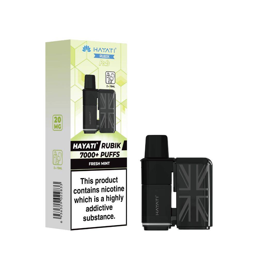 Hayati Rubik 7000 Pods Pack of 5 Fresh Mint