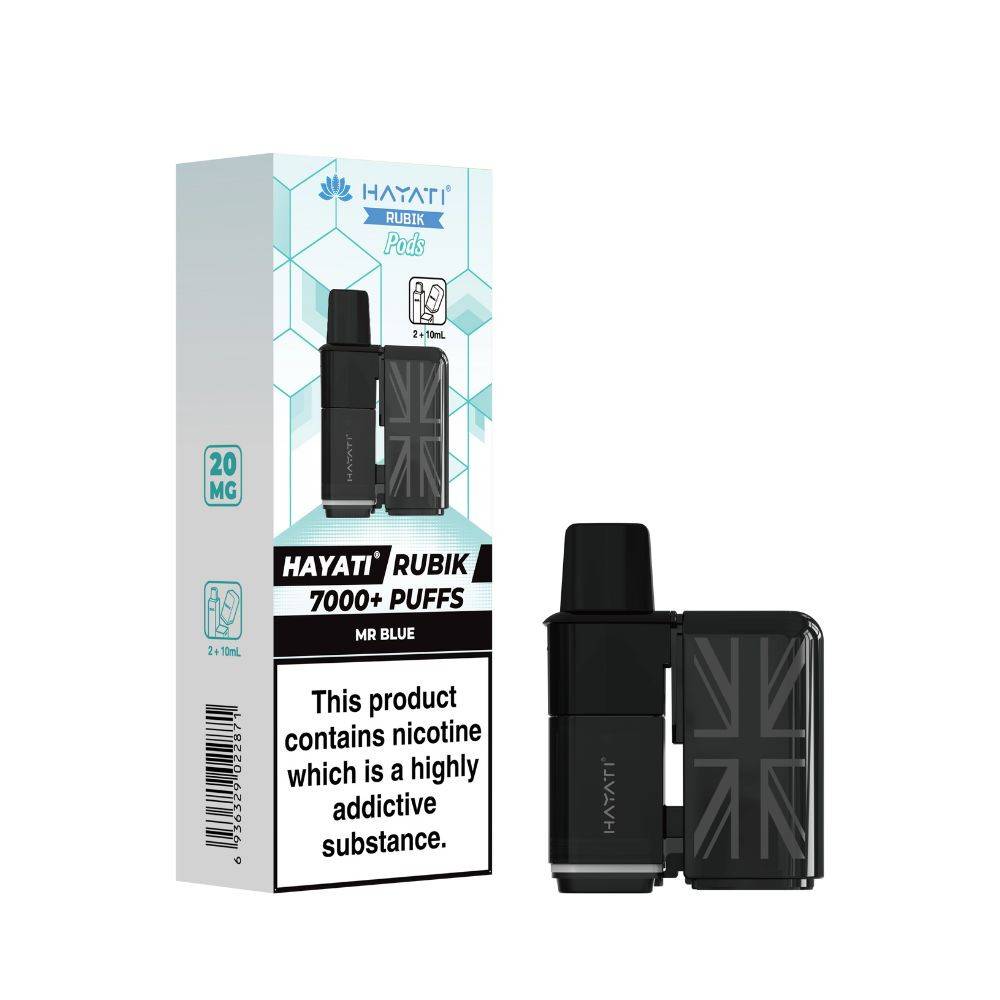 Hayati Rubik 7000 Pods Pack of 5 Mr Blue