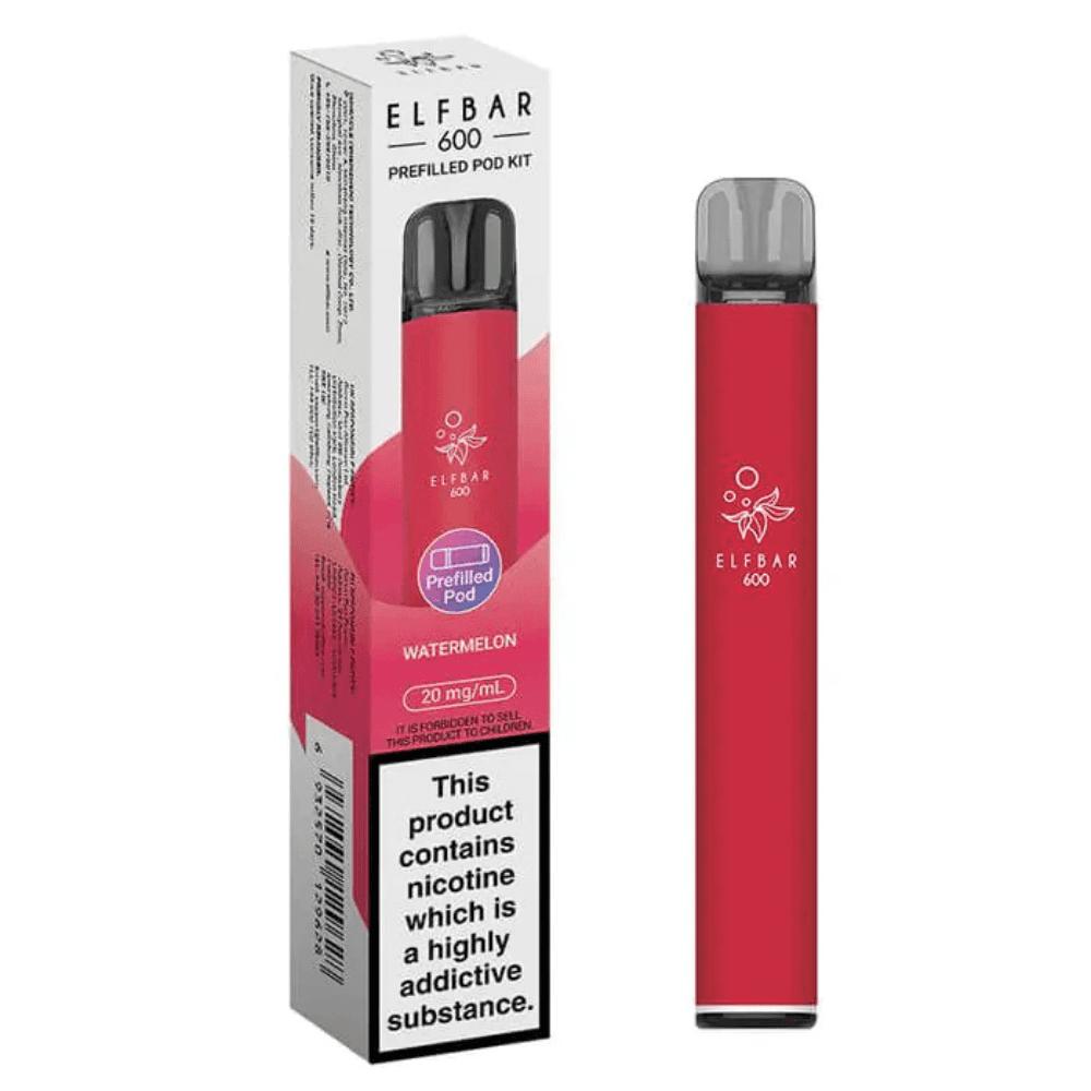 Ske Crystal Original 600 Vape Kit Box of 10 Watermelon