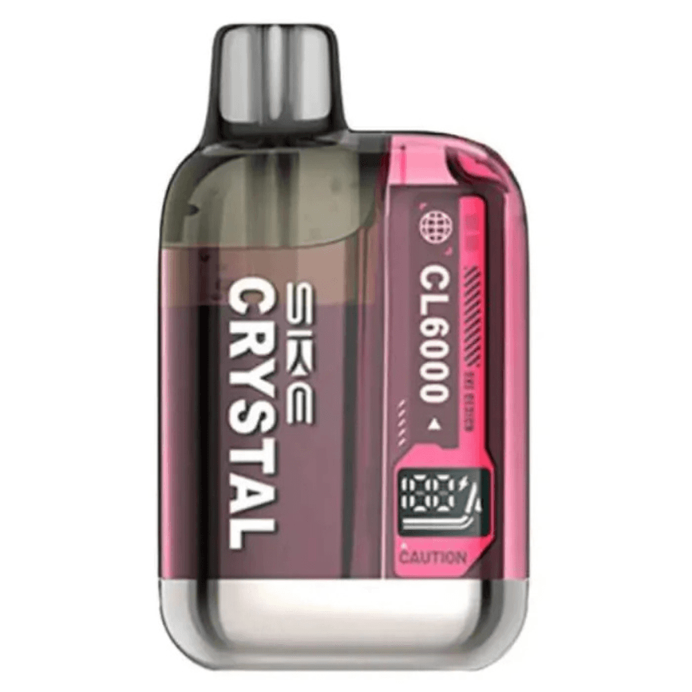 Ske Crystal CL6000 Vape Kit Box of 5 Dragonfruit Peach Melon