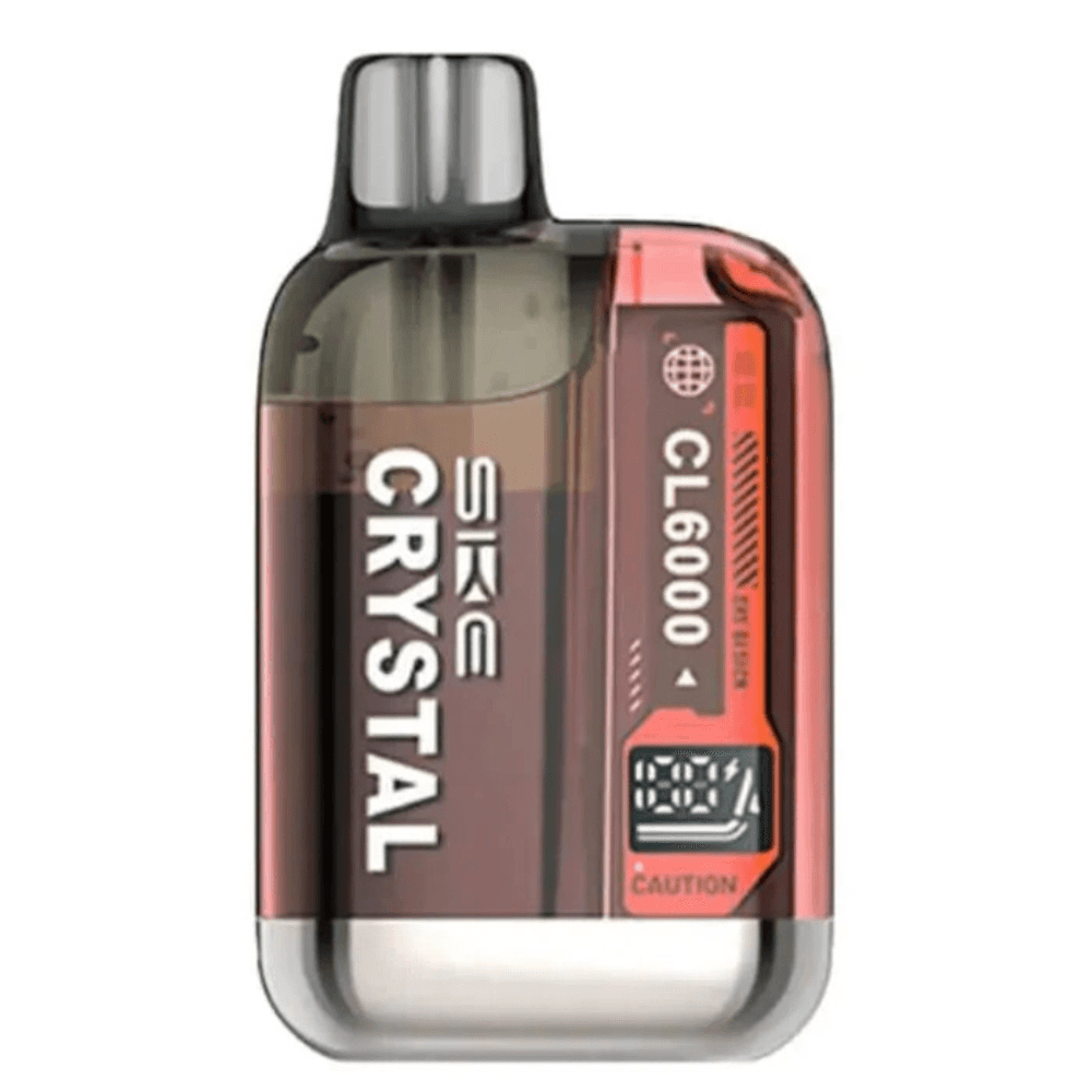 Ske Crystal CL6000 Vape Kit Box of 5 Peach Mango Watermelon