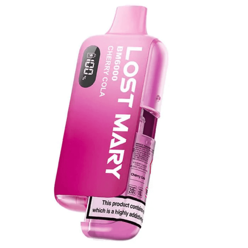 Lost Mary Bm6000 Vape Kit Box of 5 Cherry Cola