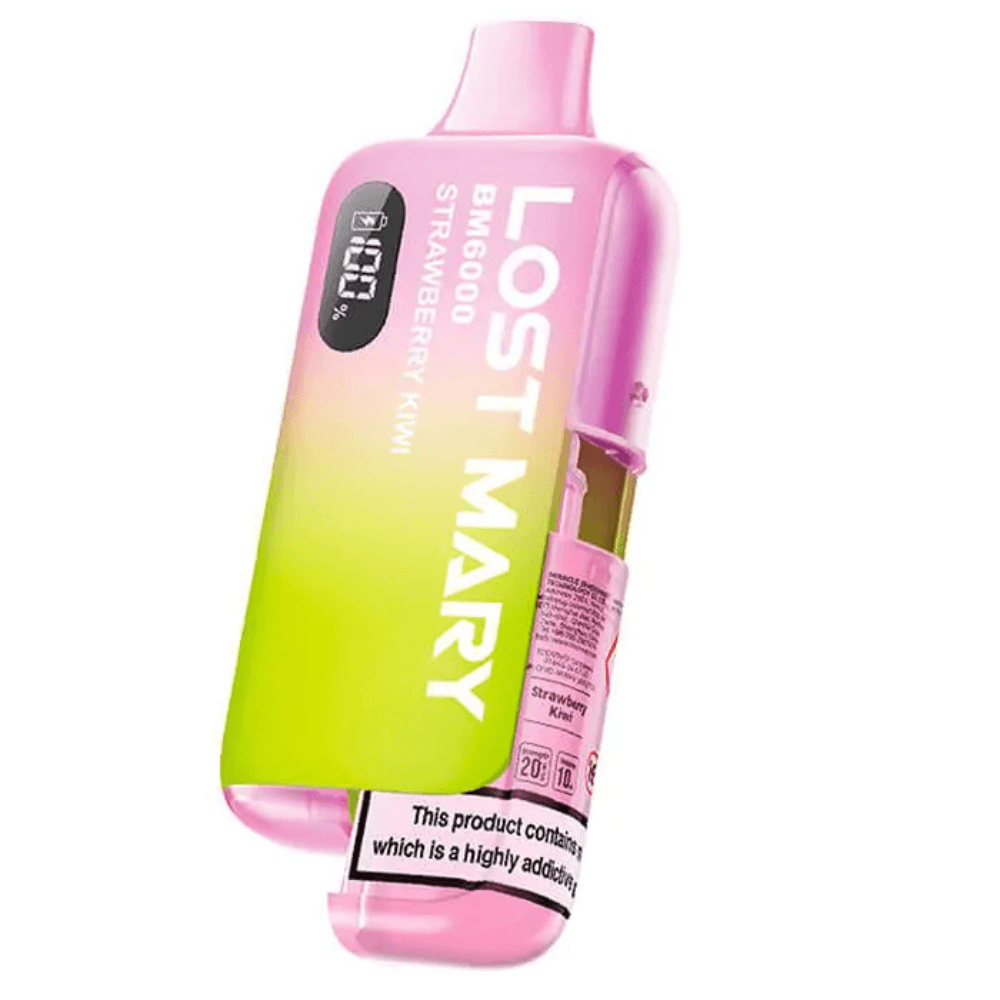 Lost Mary Bm6000 Vape Kit Box of 5 Strawberry Kiwi