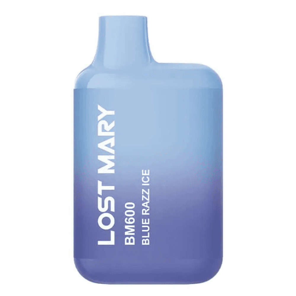 Lost Mary Bm600 Vape Kit Box of 10 Blue Razz Ice
