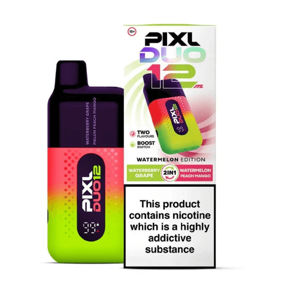 Pixl Duo 10k Prefilled Vape Kit Box of 5 Watermelon Edition