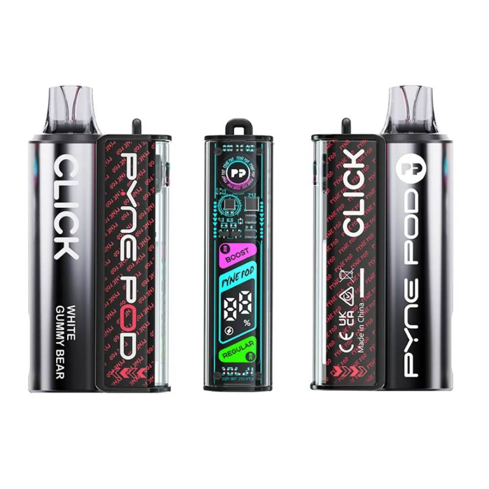 Pyne Pod Click 10k Vape Kit Box of 5 White Gummy Bear