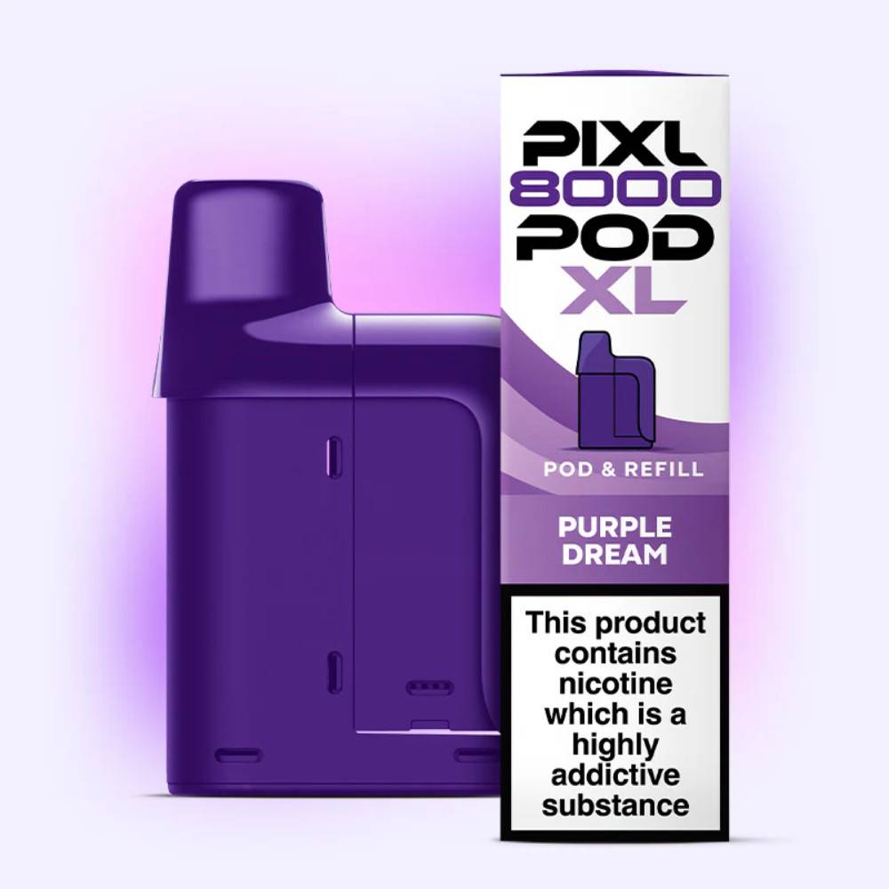 Pixl 8000 Prefilled Pods Pack of 5 Purple Dream