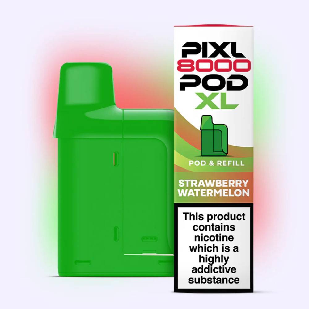 Pixl 8000 Prefilled Pods Pack of 5 Strawberry Watermelon
