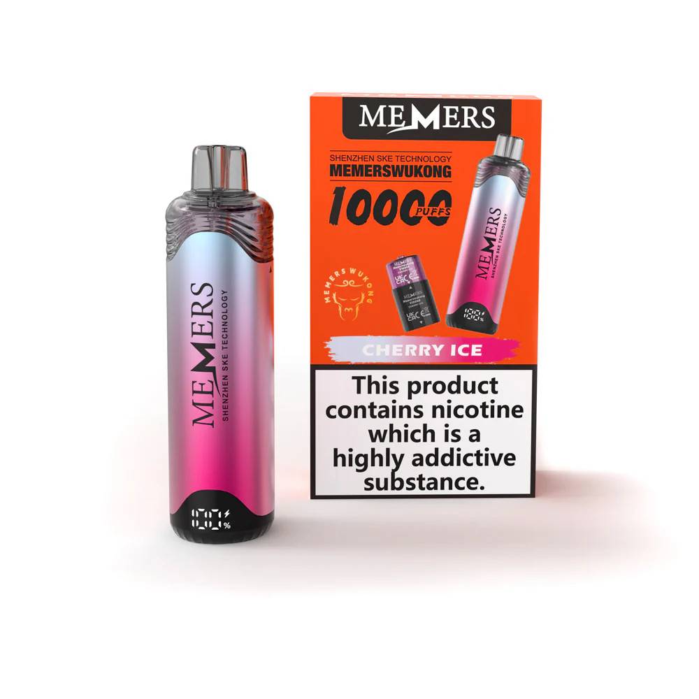 Memers Wukong V10000 Vape Kit Box of 5 Cherry Ice