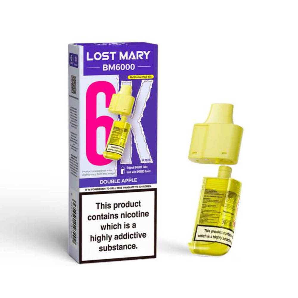 Lost Mary Bm6000 Pods Pack of 5 Double Apple