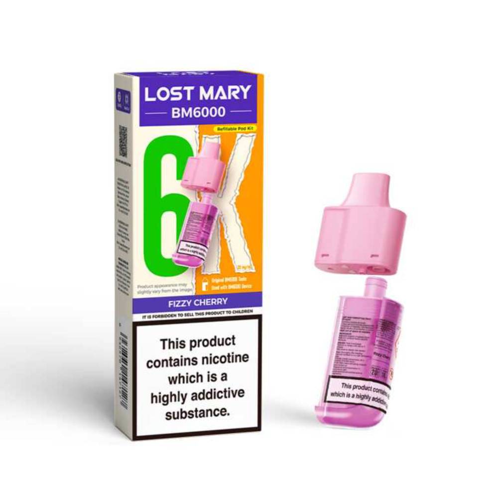 Lost Mary Bm6000 Pods Pack of 5 Fizzy Cherry
