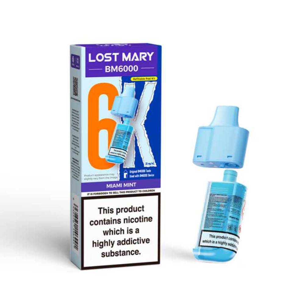 Lost Mary Bm6000 Pods Pack of 5 Miami Mint