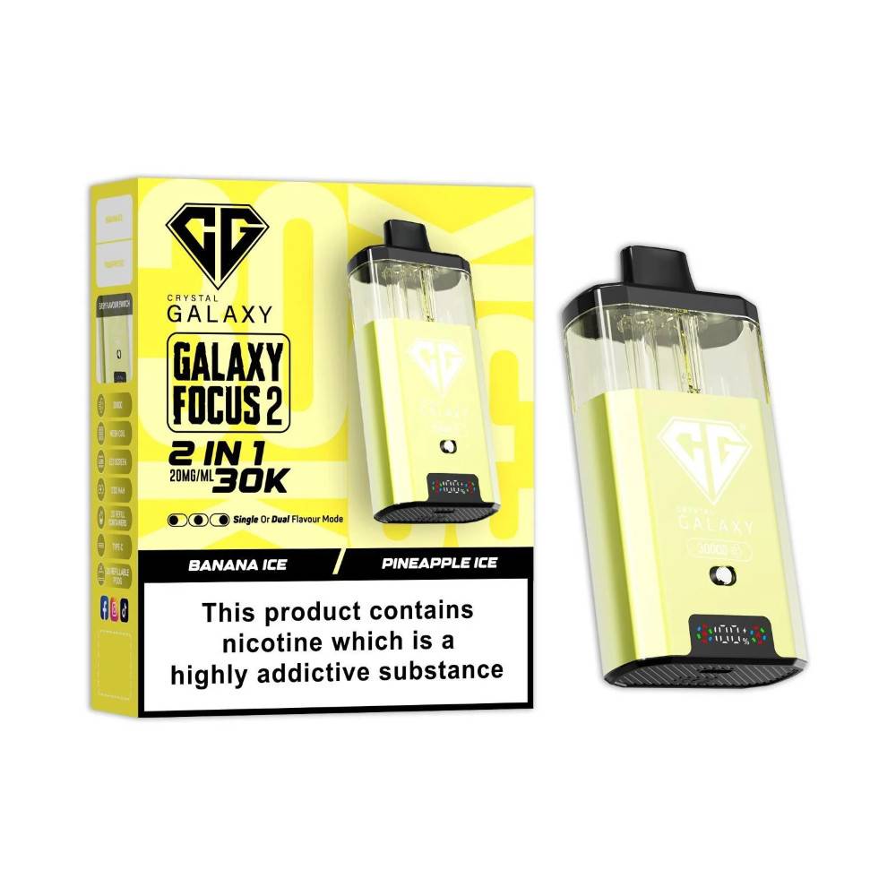 Crystal Galaxy 30k Focus 2 Vape Kit Box of 5