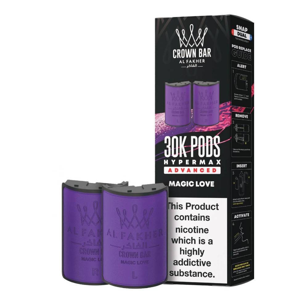 Al Fakher 30k Hypermax Pods Pack of 5 Magic love