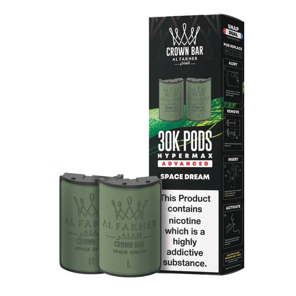 Al Fakher 30k Hypermax Pods Pack of 5 Space Dream