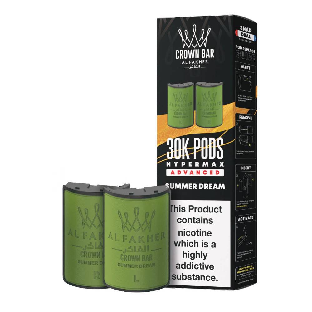 Al Fakher 30k Hypermax Pods Pack of 5 Summer Dream