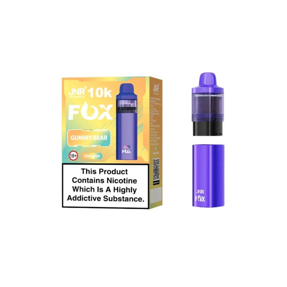 JNR Fox 10k Prefilled Pods Pack of 5 Gummy Bear