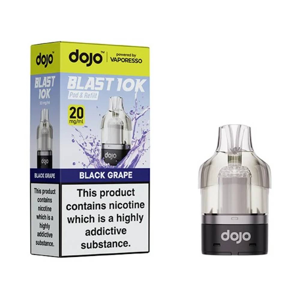 Vaporesso Dojo Blast 10K Pods Pack of 5 Black Grape