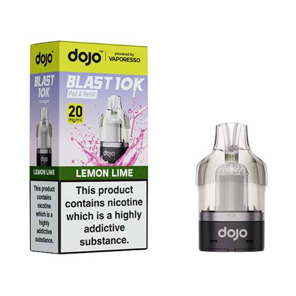 Vaporesso Dojo Blast 10K Pods Pack of 5 Lemon Lime