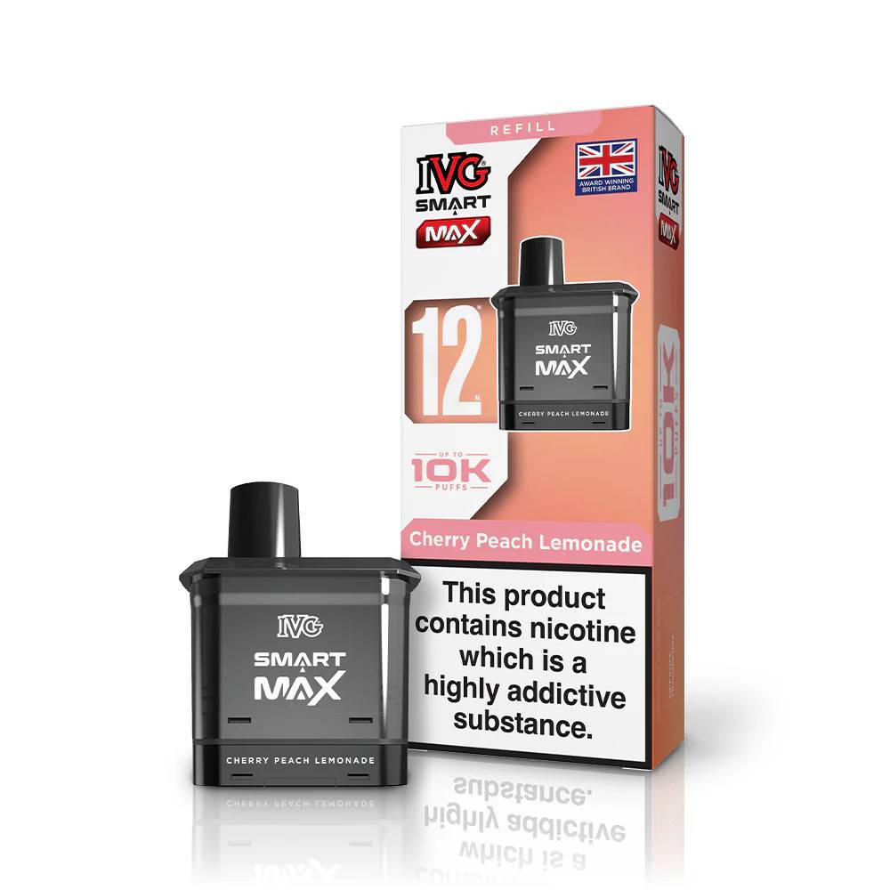 IVG Smart Max 10k Pods Pack of 5 Cherry Peach Lemonade
