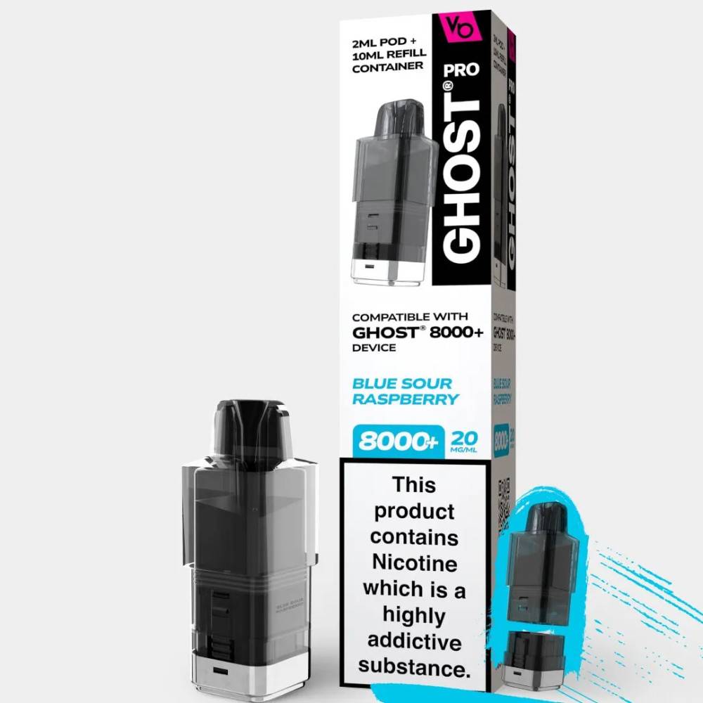 Ghost Pro 8000 Pods Pack of 5 Blue Sour Raspberry