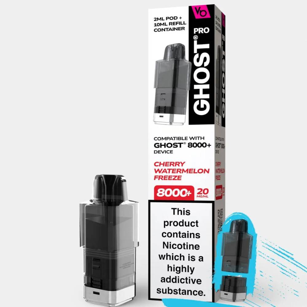 Ghost Pro 8000 Pods Pack of 5 Cherry Watermelon Freeze