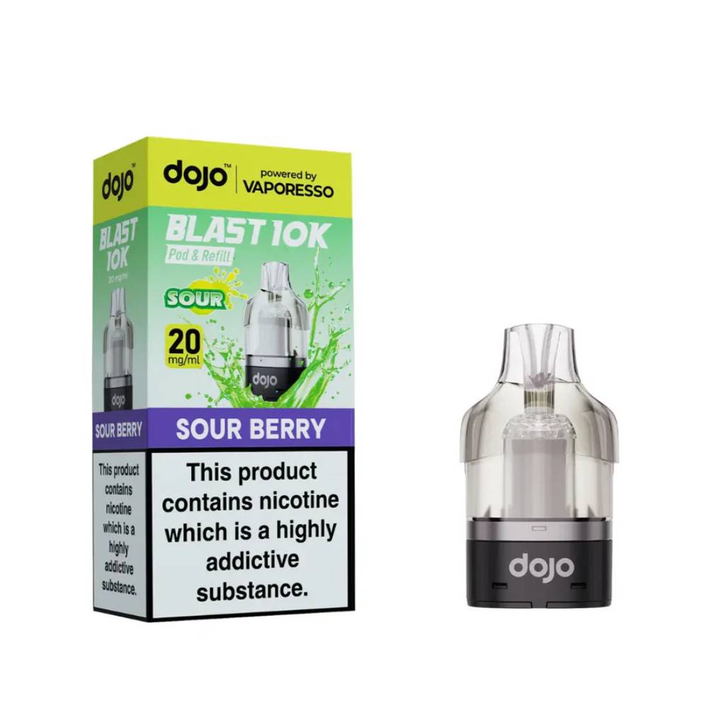 Vaporesso Dojo Blast 10K Pods Pack of 5 Sour Berry