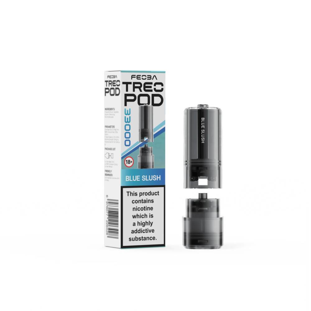 Feoba Treo 33k Pods Pack of 5 Blue Slush