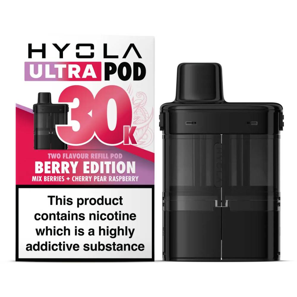 Hyola Ultra 30k Pods Pack of 5 Berry Edition