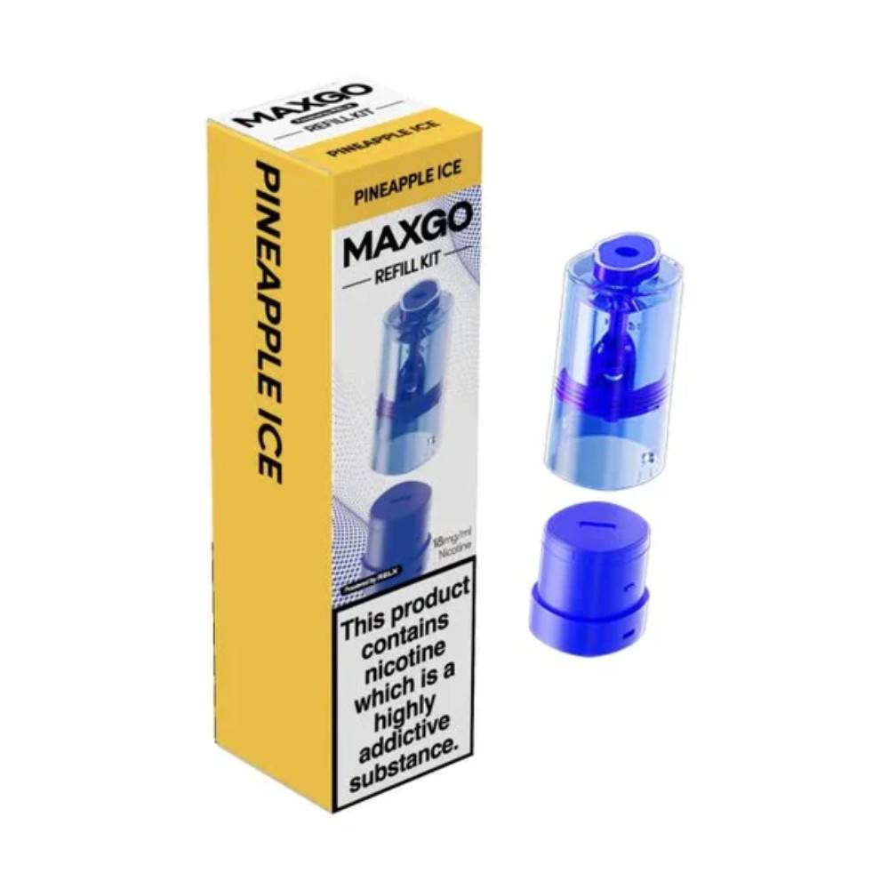 Relx Maxgo 33k and 12k Pods Pack of 5 Pineapple Ice