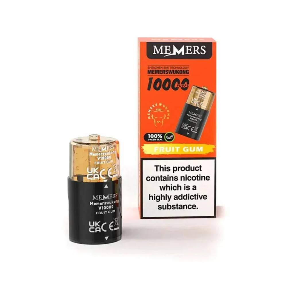 Ske Memers V10000 Pods Pack of 5 Fruit Gum