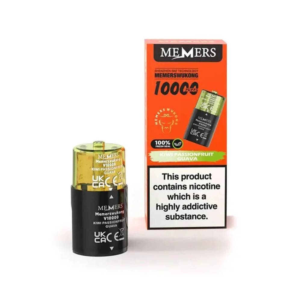 Ske Memers V10000 Pods Pack of 5 Kiwi Passionfruit Guava