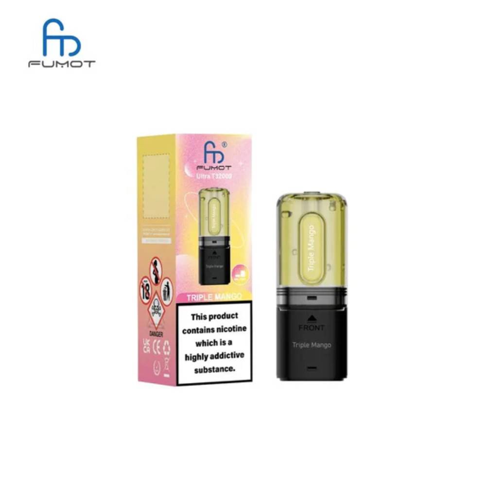 RandM Fumot T32000 Ultra Pods Pack of 5 Triple Mango