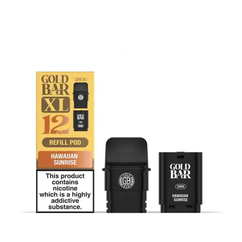 Gold Bar XL 10k Pods Pack of 5