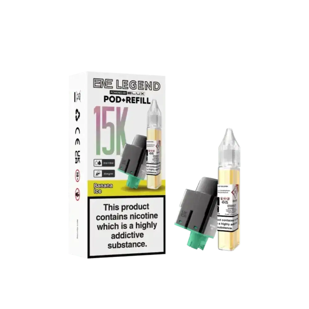 Elux Ene Legend 15k Pods Pack of 5 Banana Ice