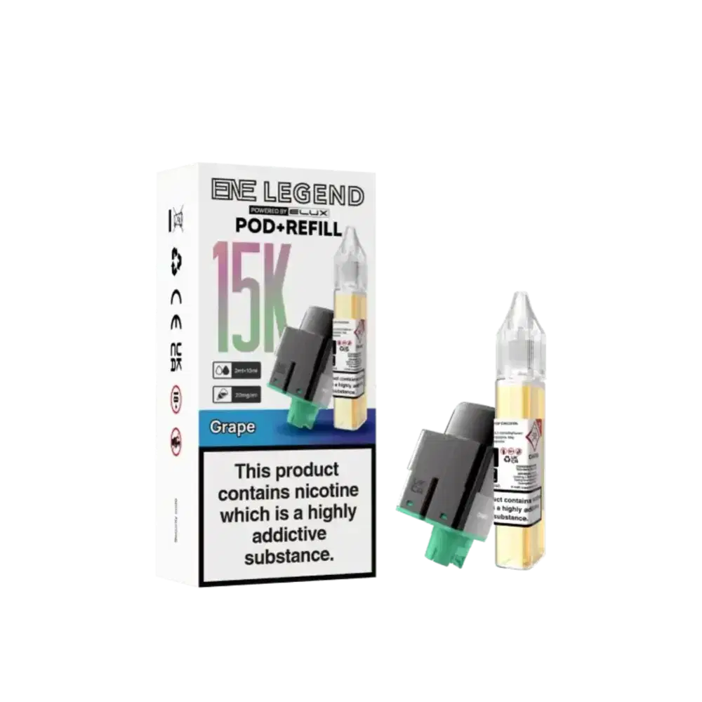 Elux Ene Legend 15k Pods Pack of 5 Grape