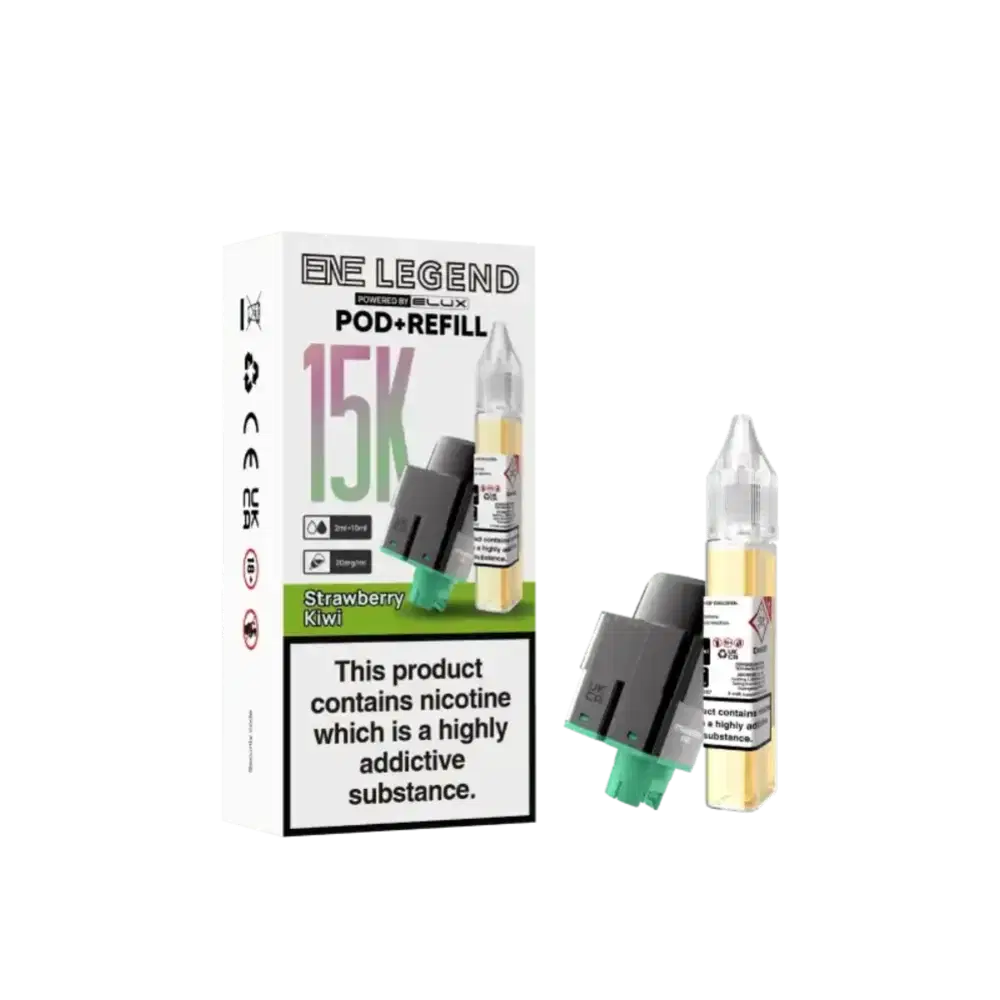 Elux Ene Legend 15k Pods Pack of 5 Strawberry Kiwi