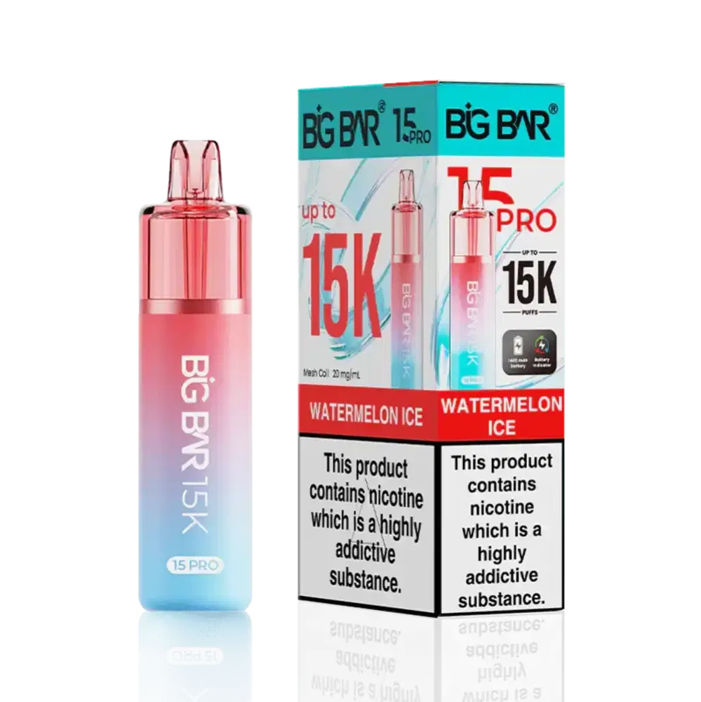 Big Bar Pro 15k Vape Kit Box of 5 Watermelon Ice