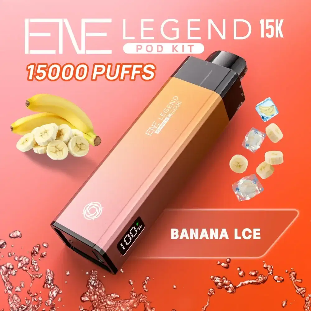 Elux Ene Legend 15k Vape Kit Box of 5 Banana Ice